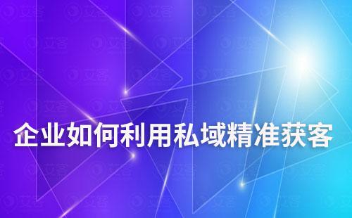 企业如何利用私域精准获客